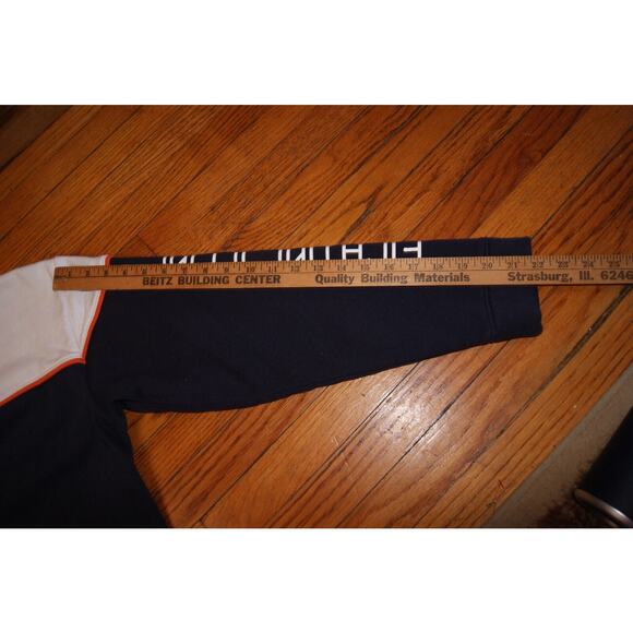 VTG Y2K ILLINOIS FIGHTING ILLINI Large Champion Sweatshirt White Blue Nice! - Picture 9 of 9